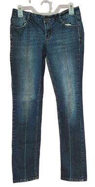 Paris Blues Skinny Leg Medium Wash Jeans Juniors size 7